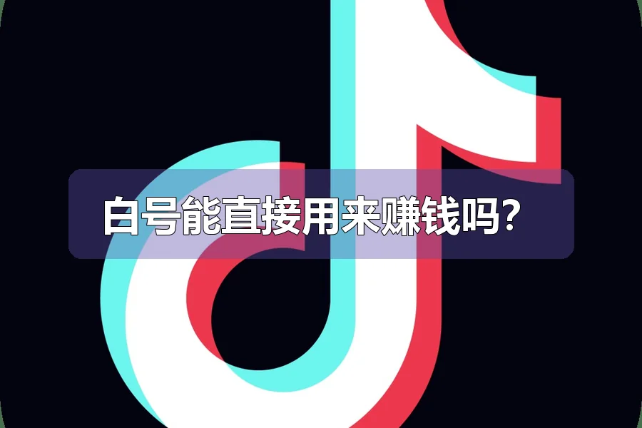 白号能直接用来赚钱吗?